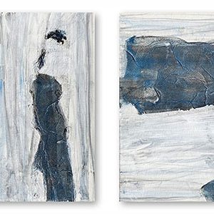 Wolfgang Daborer; ohne Titel, Jahr: 2004; Technik: Mischtechnik auf Leinwand; 4-teilig, je 30x30cm