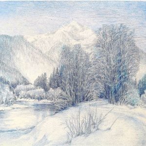 Baldauf Dietlinde; Technik: Mischtechnik auf Leinwand; Größe: 60 x 80 cm