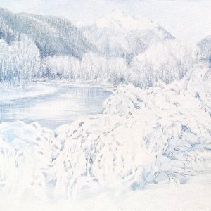 Baldauf Dietlinde; Technik: Mischtechnik auf Leinwand; Größe: 60 x 80 cm