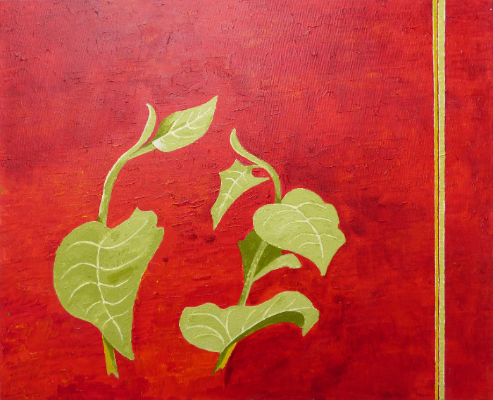 Gerhart Weihs, Frisches Grün, 40x50 cm, Acryl auf Canvas