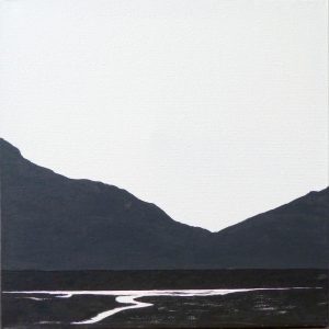 Gerhart Weihs, Spiegel, 50x50m, Acryl auf Canvas