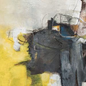 Melanie Joch, O.T., 150x100 cm, Mischtechnik auf LW