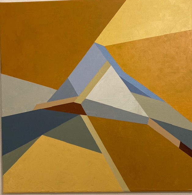 Gudrun Habenicht, O.T., 50x50cm, Acryl auf LW gespachtelt