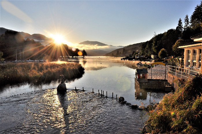 Reihard Karger, Guten Morgen am Millstättersee, 50x70cm, Foto auf Plexiglas
